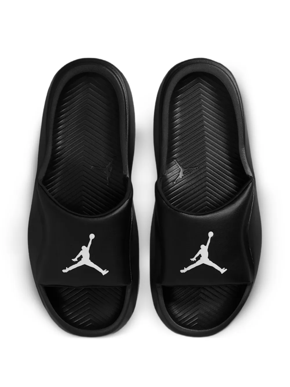 Jordan Franchise logo-print slides Zwart