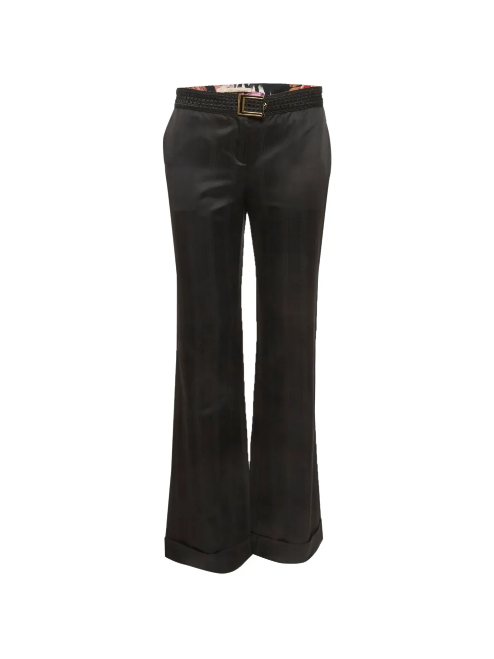 Roberto Cavalli satin trousers - Nero