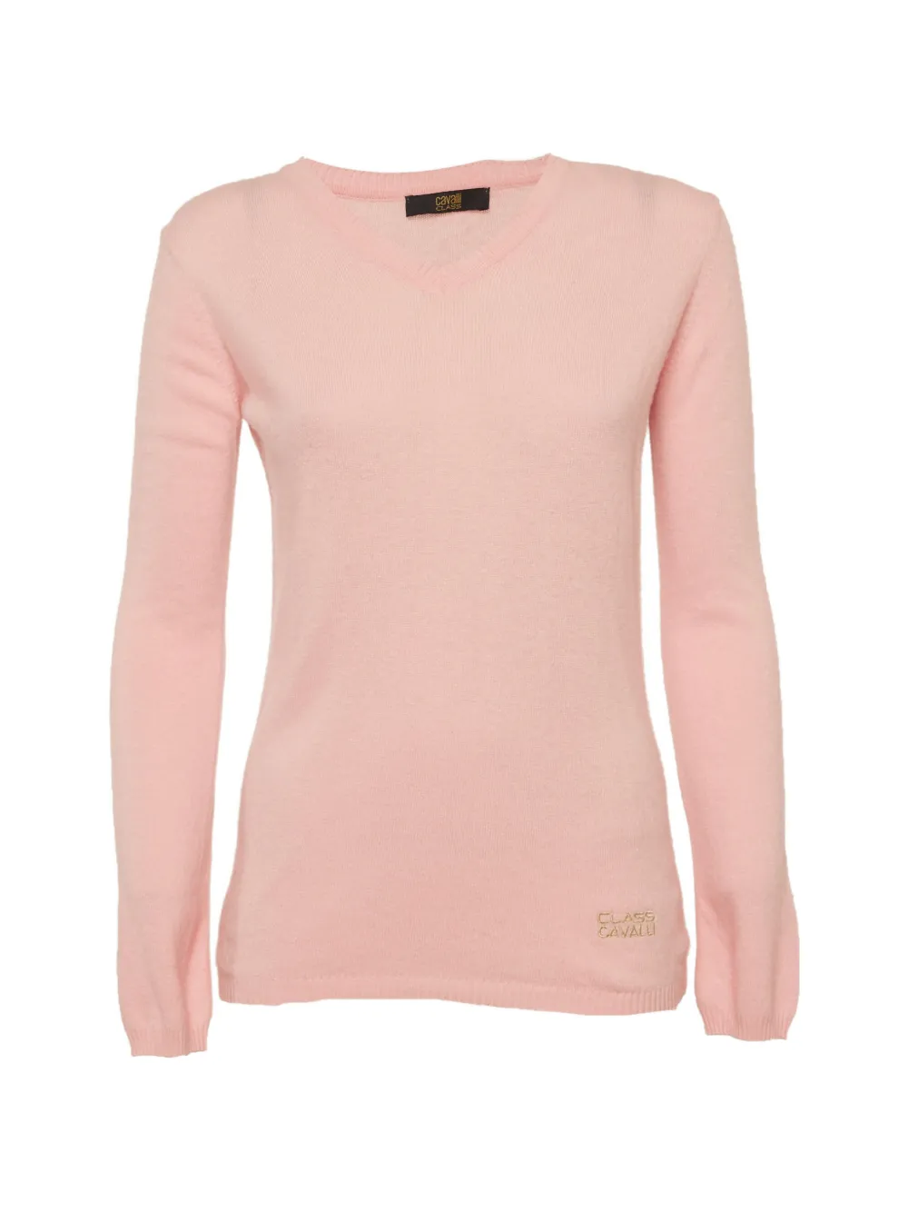 Cavalli Class V-neck sweater - Rosa