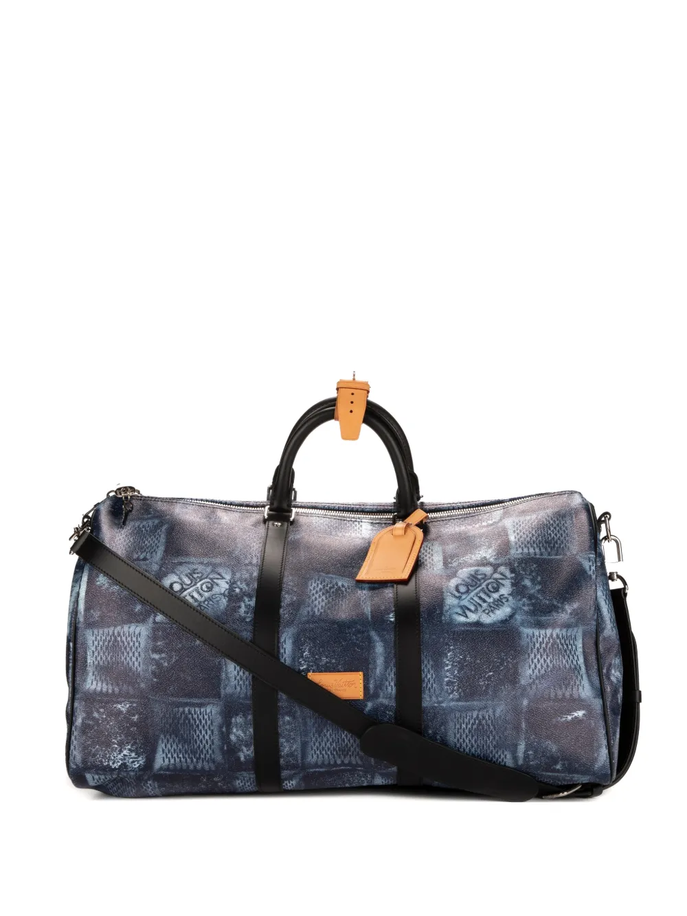 Louis Vuitton Pre-Owned Salt Keepall Bandouliere travel bag - Blau