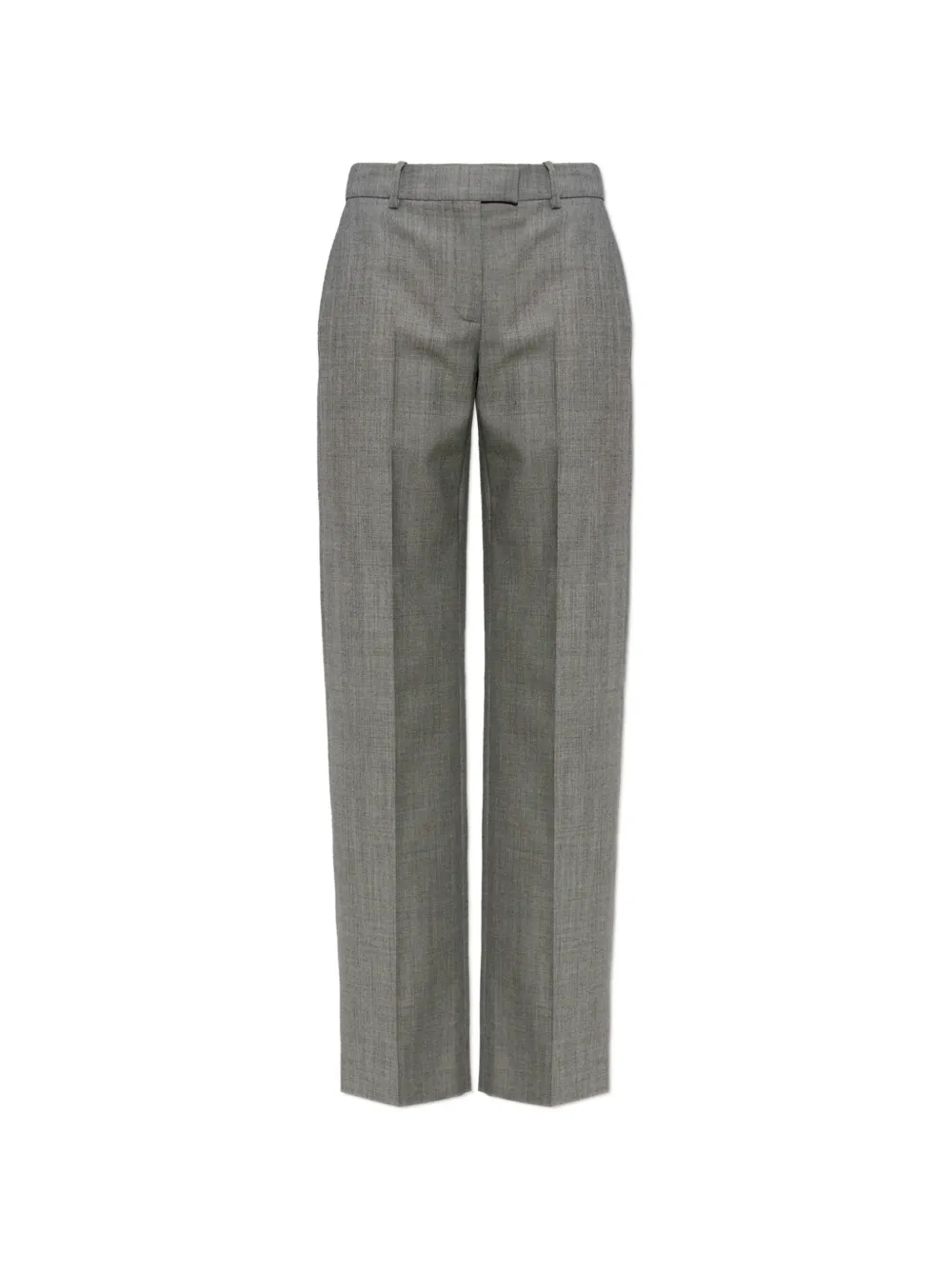 Alexander McQueen Pantaloni con piega - Grigio
