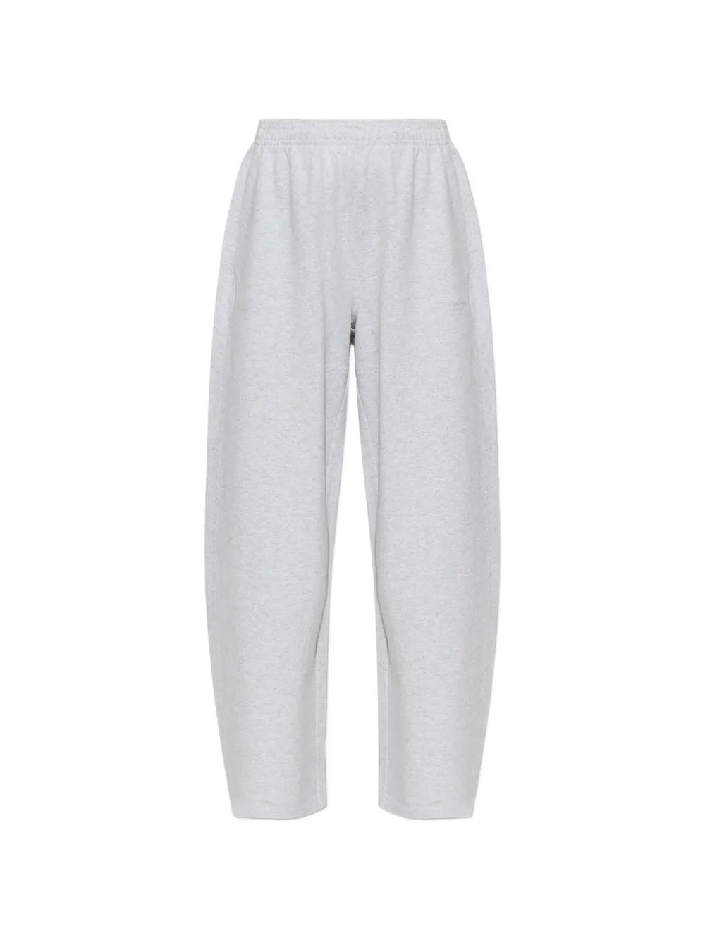 Alexander Wang logo-embossed wide-leg track pants - Grigio