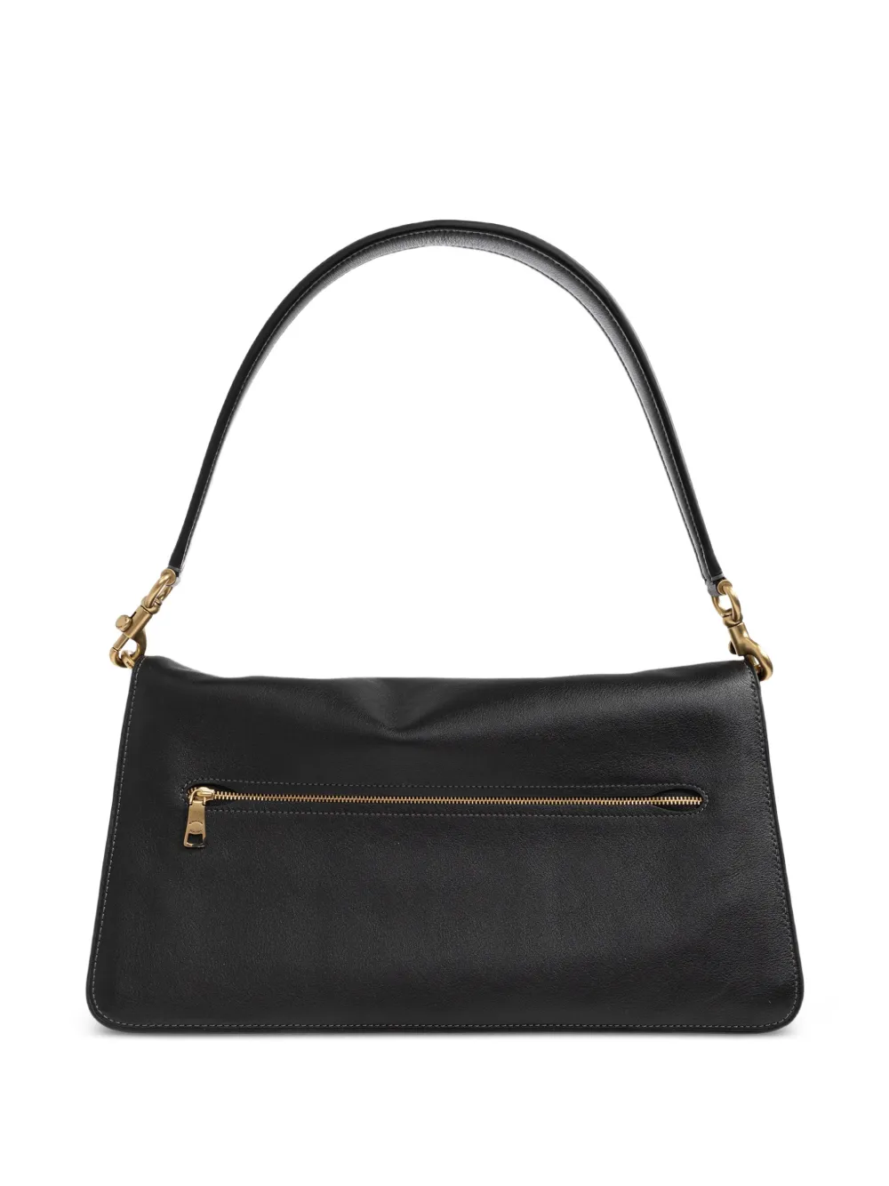 Coach Tabby 36 leren schoudertas Zwart