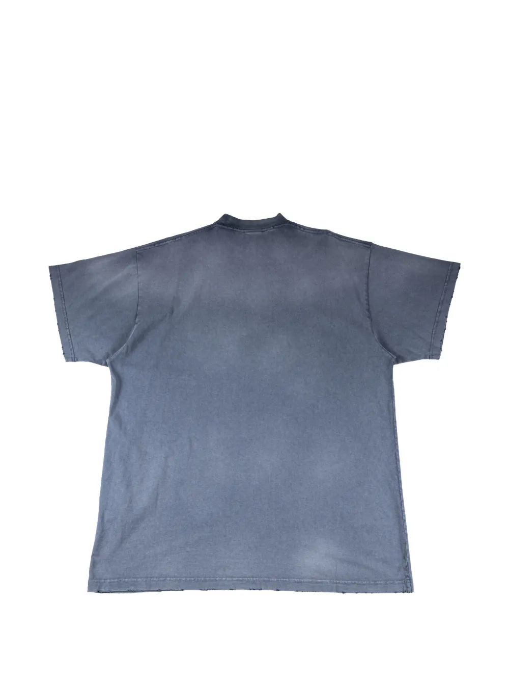 Balenciaga Paris oversized T-shirt met maanprint Blauw