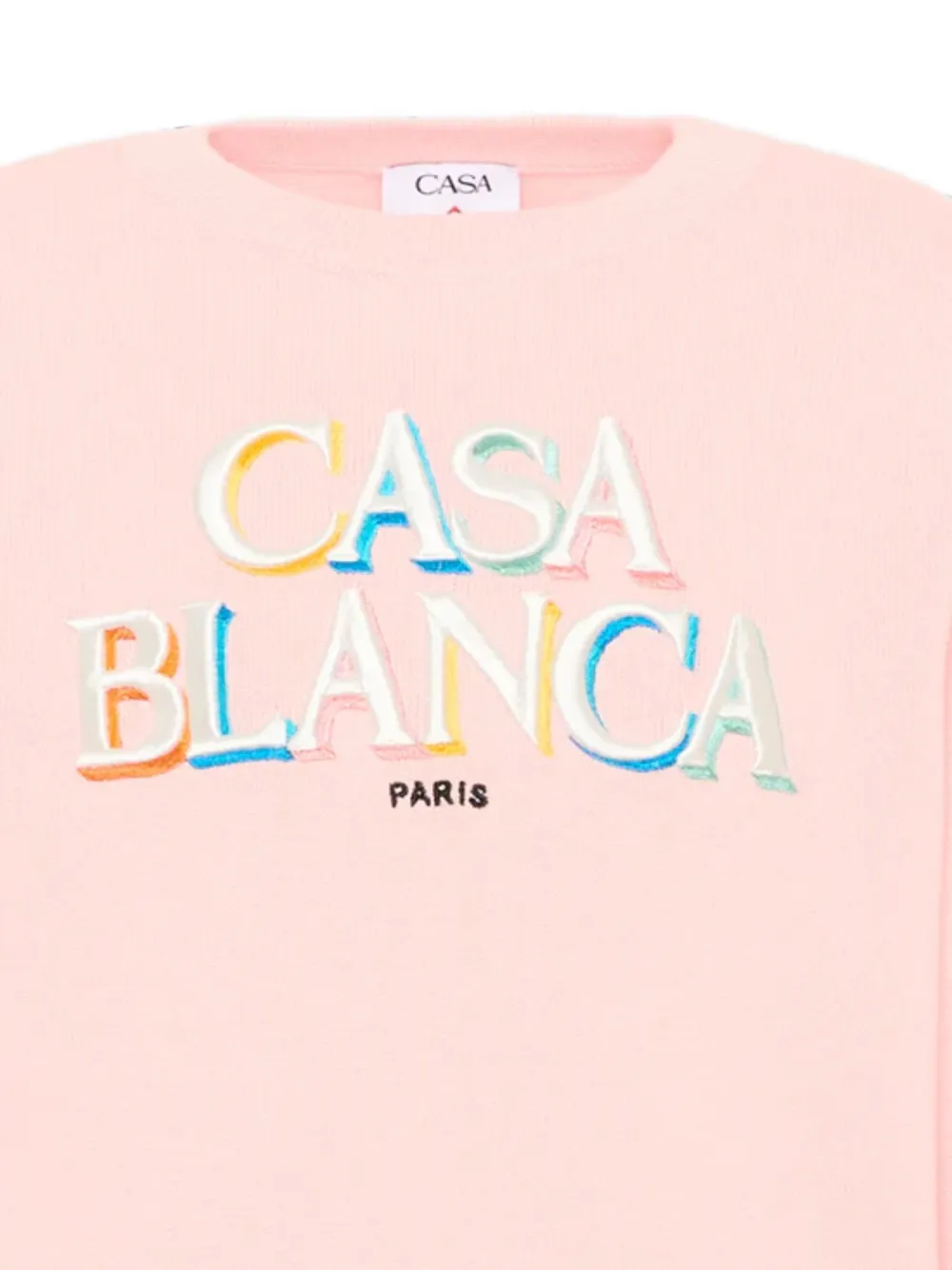 CASABLANCA KIDS Trui met geborduurd logo Roze