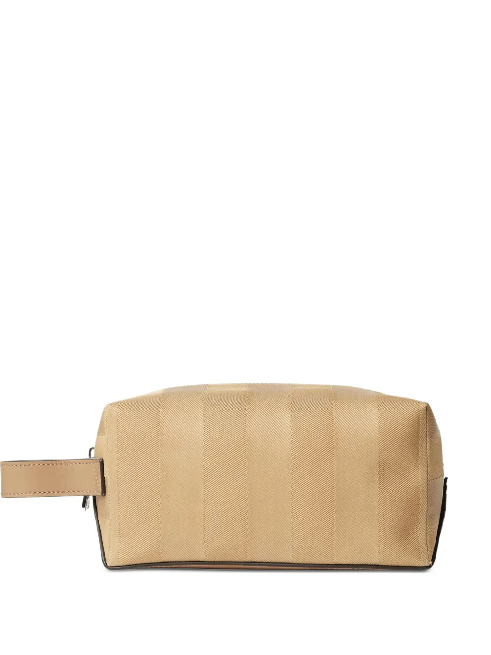 FENDI Lui striped wash bag - Nude