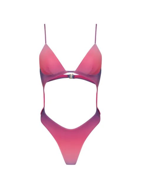 Amir Slama x Tati Barbieri gradient-effect cut-out swimsuit