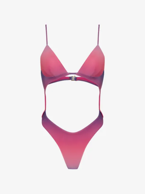 Amir Slama x Tati Barbieri gradient-effect cut-out swimsuit