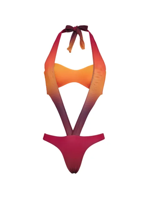 Amir Slama x Tati Barbieri gradient-effect swimsuit