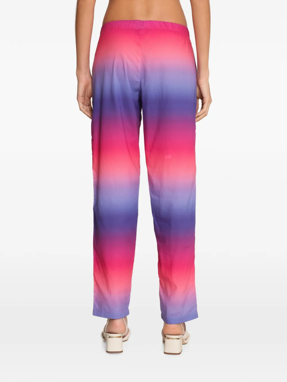 Amir Slama x Tati Barbieri straight broek met ombré-effect Roze