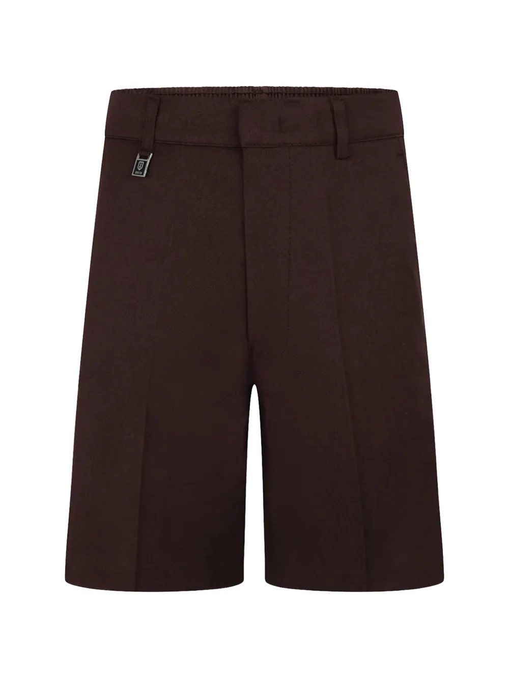 Zeco Schoolwear kids elasticated-waistband shorts - Marrone
