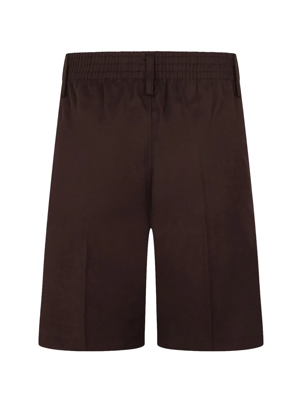 Zeco Schoolwear kids Shorts met elastische band Bruin