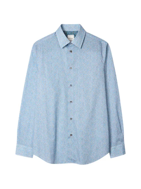 Paul Smith regular-fit light blue Liberty Floral print shirt