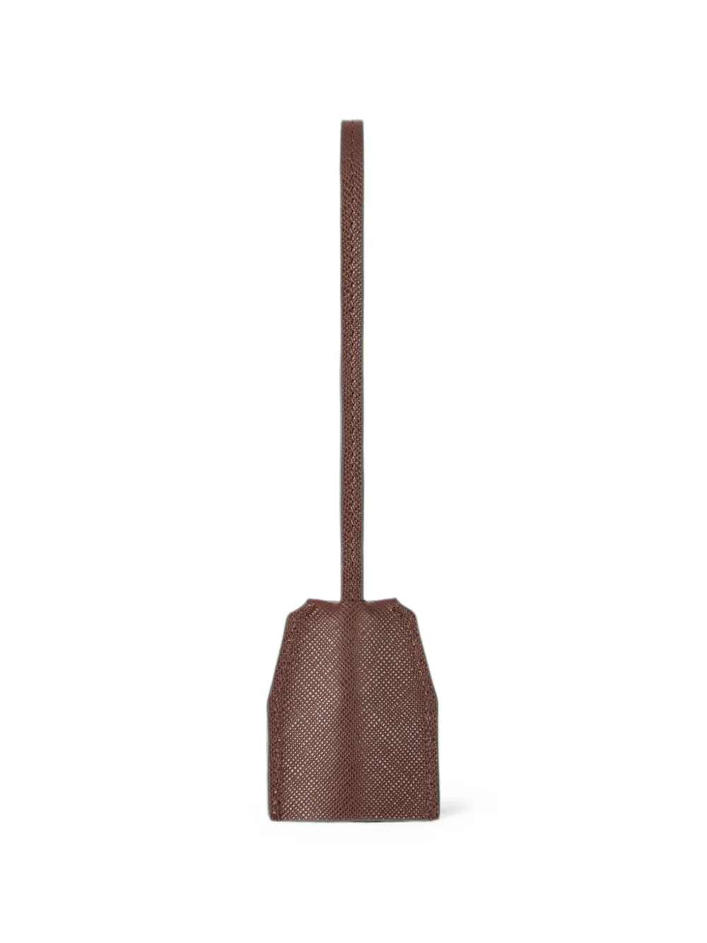 Paul Smith Donkerbruine leren sleutelhanger