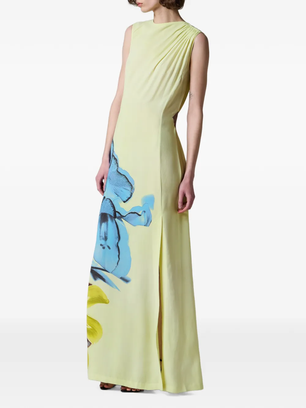 Paul Smith Daisy jurk met citroenprint Geel