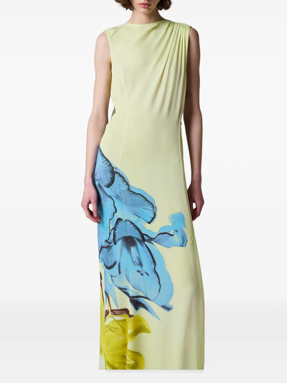 Paul Smith Daisy jurk met citroenprint Geel