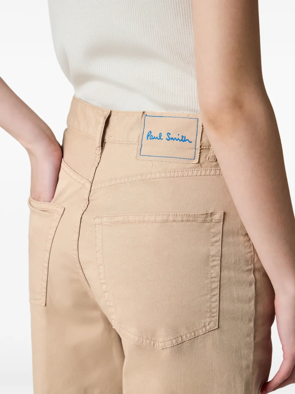 Paul Smith Twill broek met geverfd effect Beige
