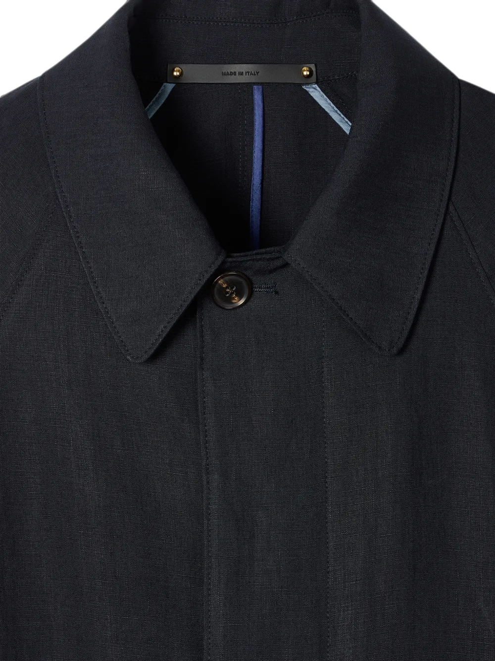 Paul Smith Linnen raglan mac Blauw
