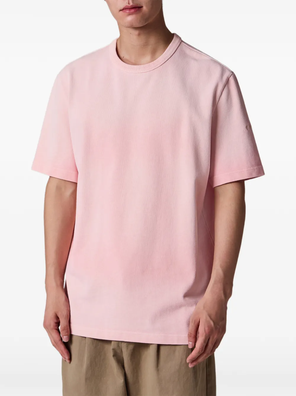 PS Paul Smith T-shirt met geborduurd logo Roze