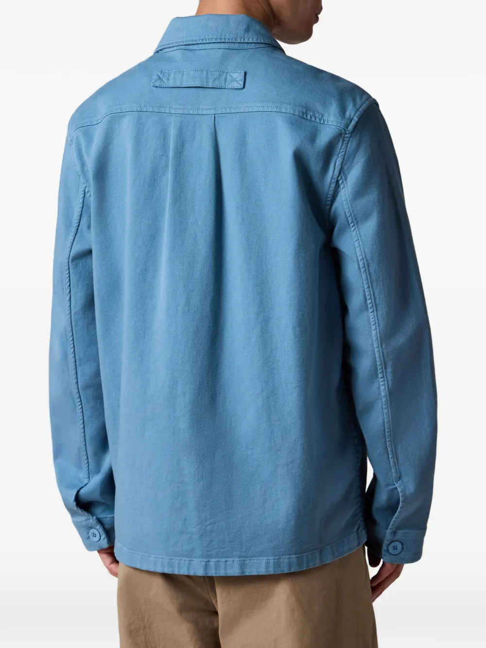 PS Paul Smith Shirtjack met opgestikte zak Blauw