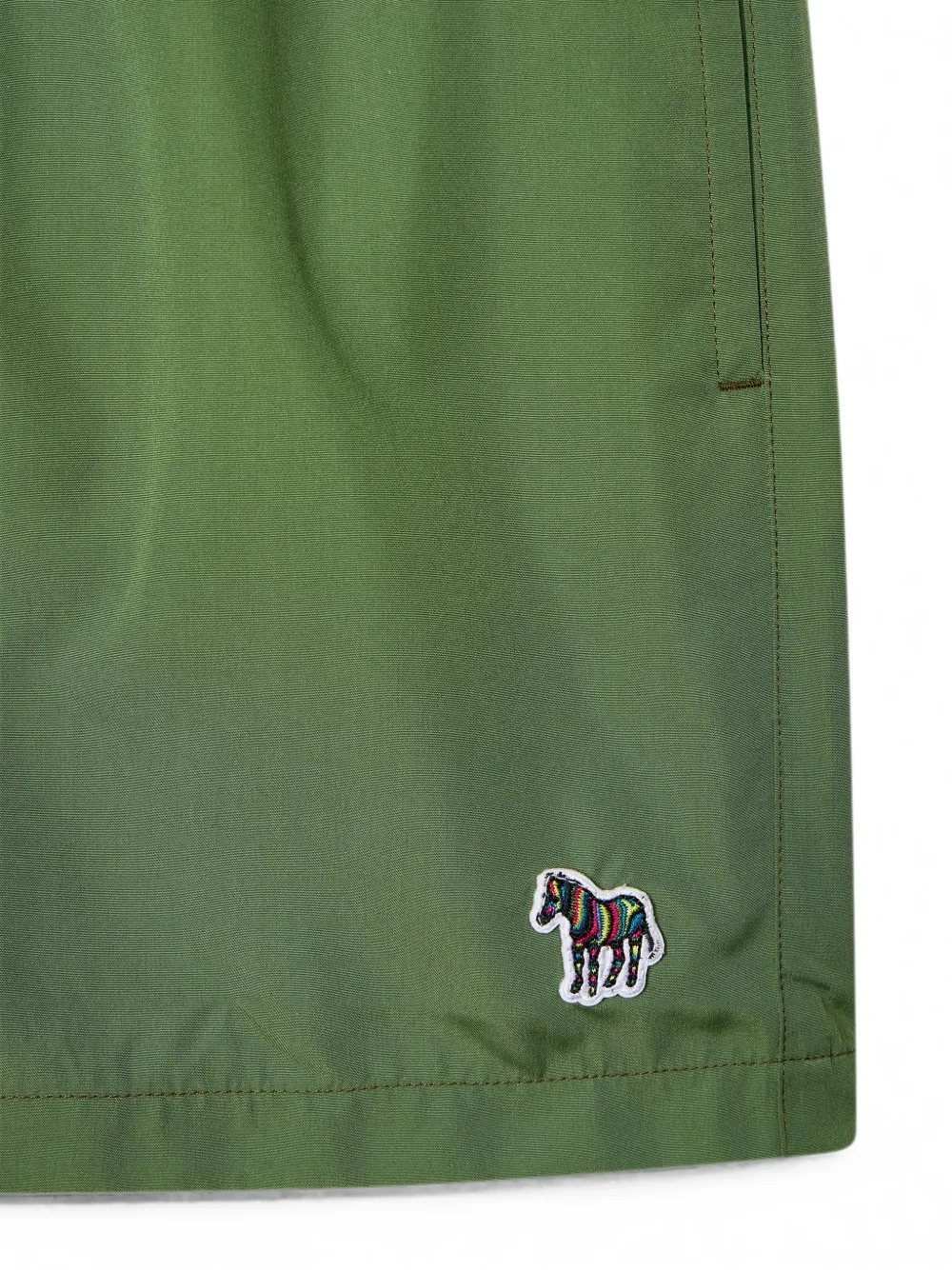 Paul Smith Zwembroek met Zebra-logo Groen