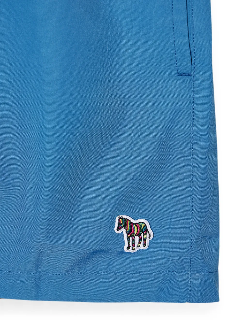 Paul Smith Shorts met trekkoord en zebrapatch Blauw