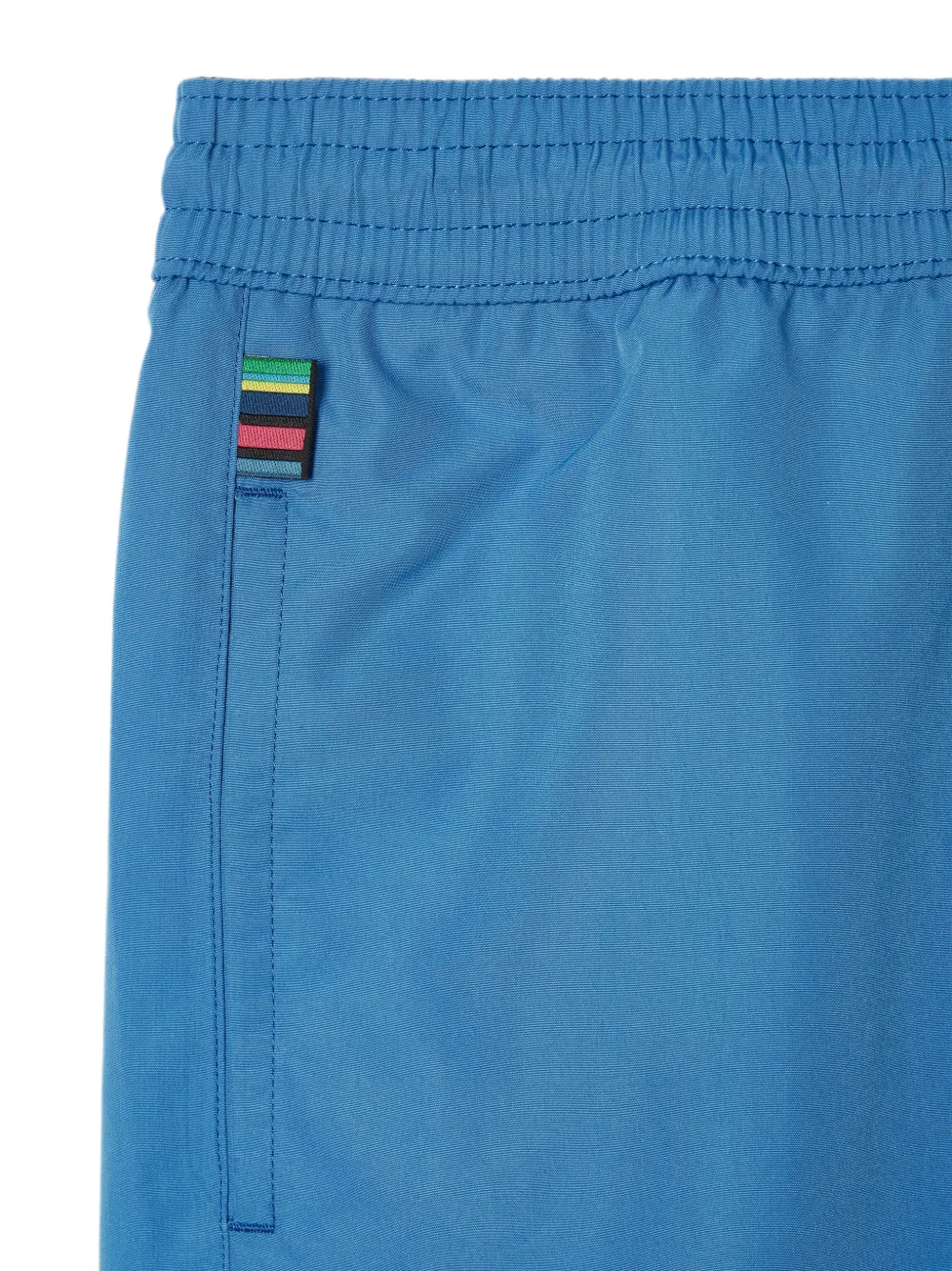 Paul Smith Shorts met trekkoord en zebrapatch Blauw