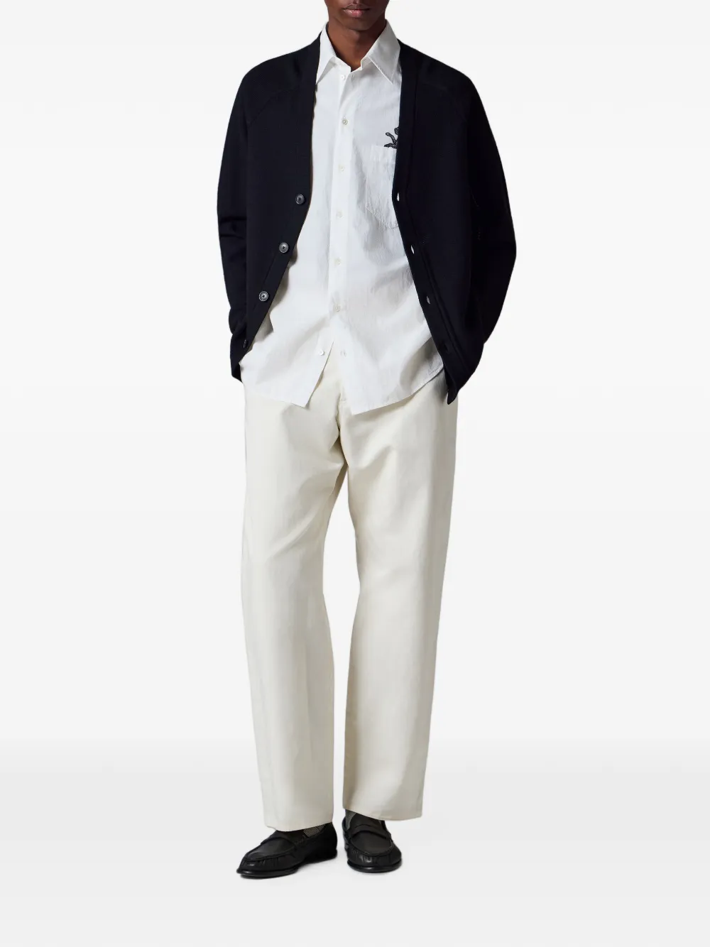 Paul Smith Rabbit katoenen overhemd met zak Wit