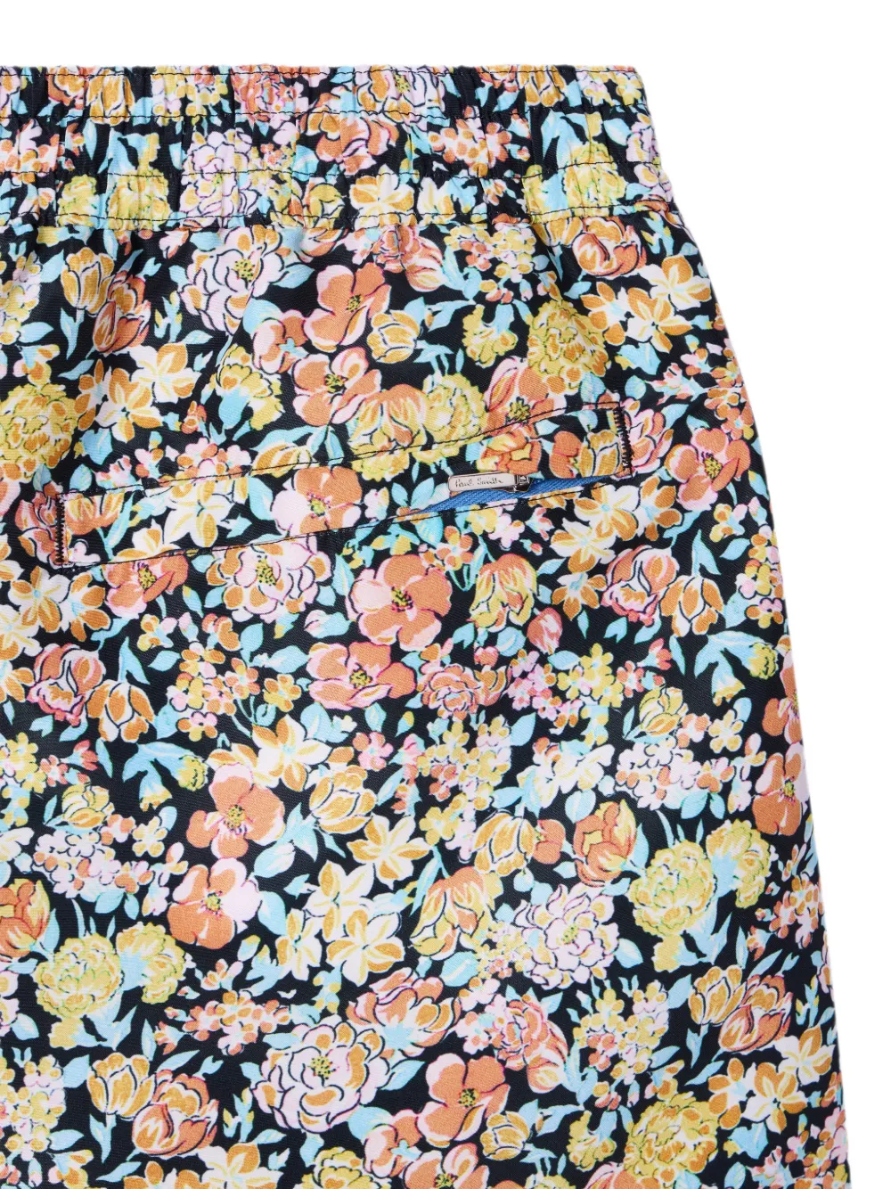 Paul Smith 'Pool Smith Floral' zwembroek Blauw