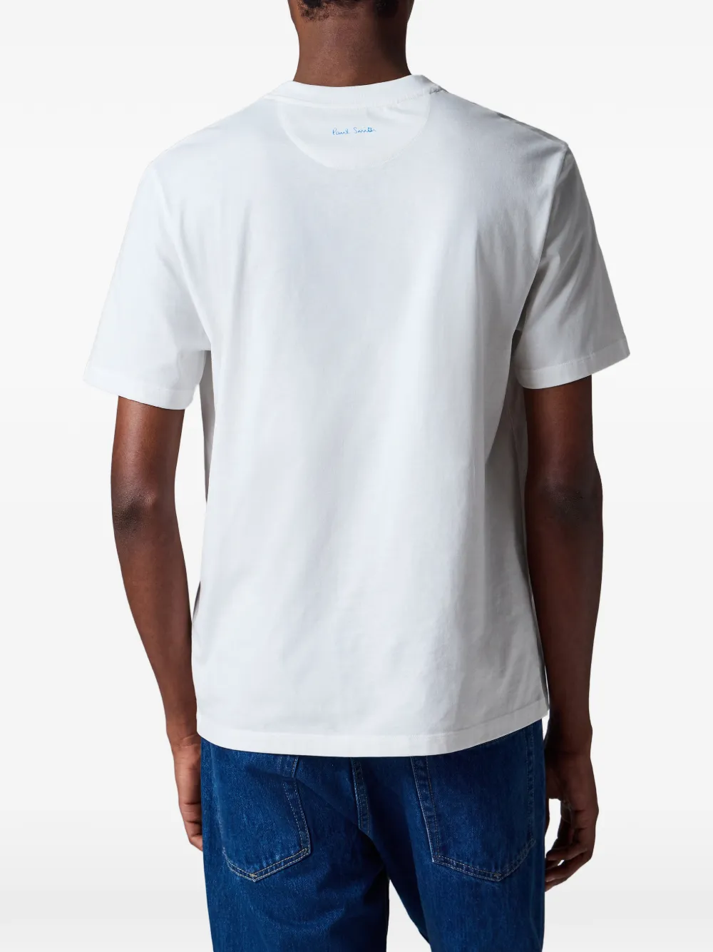 Paul Smith Collection White 88-93 T-shirt met print Wit