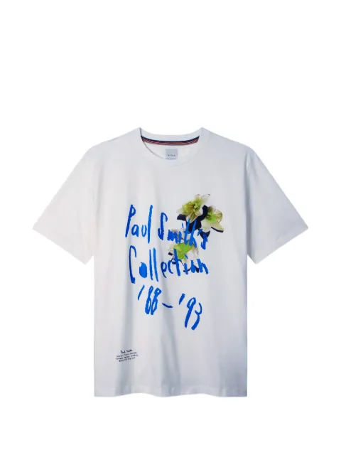 Paul Smith white Collection 88-93 print T-shirt