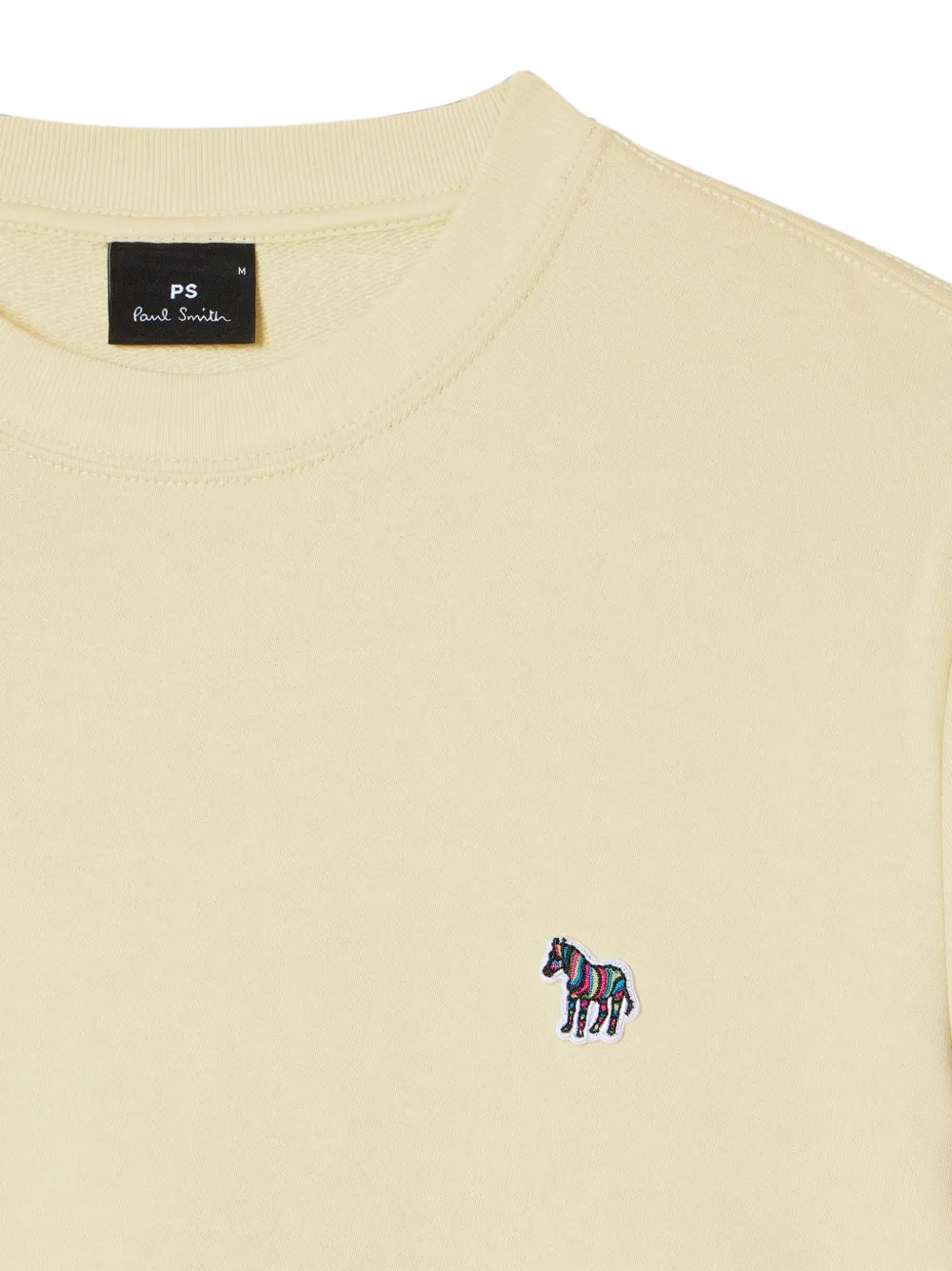 PS Paul Smith Sweater met zebrapatch Geel