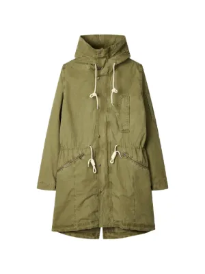 C.P. Company Twill Fishtail Lens Car Coat | Green | FARFETCH