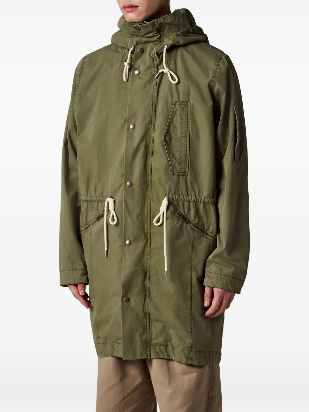 PS Paul Smith Jas met capuchon Groen