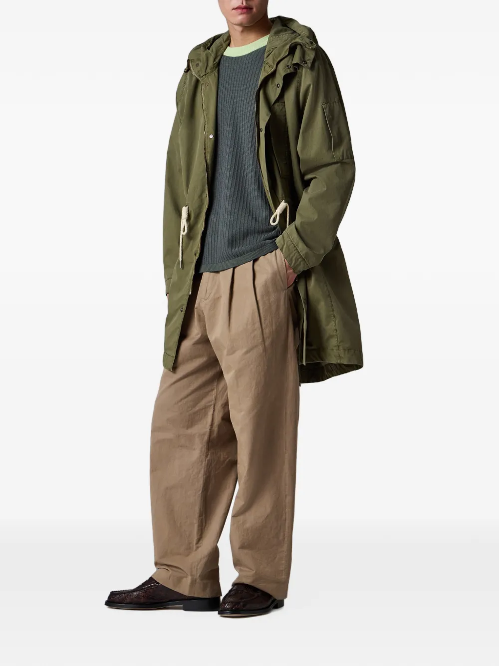 PS Paul Smith Jas met capuchon Groen