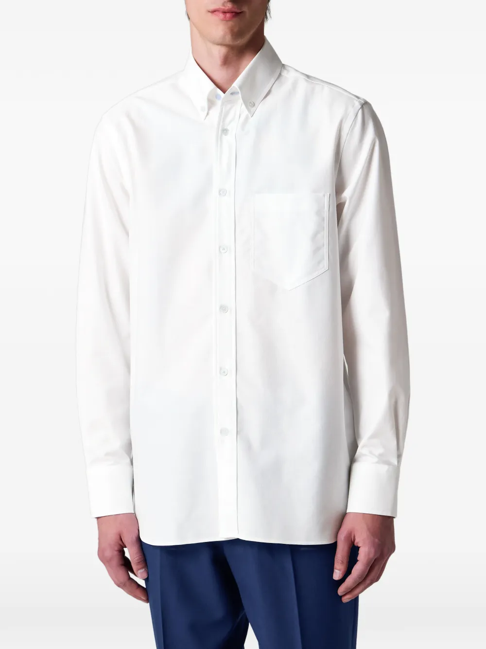 Paul Smith Regular-fit wit Oxford katoenen overhemd