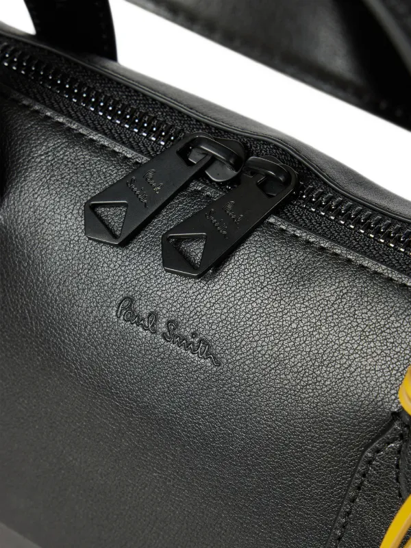 Paul Smith Black 'Hotel Stickers' Leather Folio | Black | FARFETCH Paul Smith Black 'Hotel Stickers' Leather Folio | Black | FARFETCH