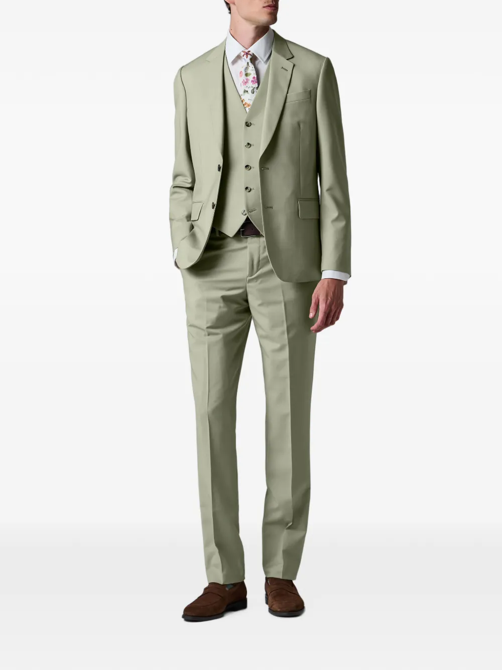 Paul Smith Mohair wollen broek Groen