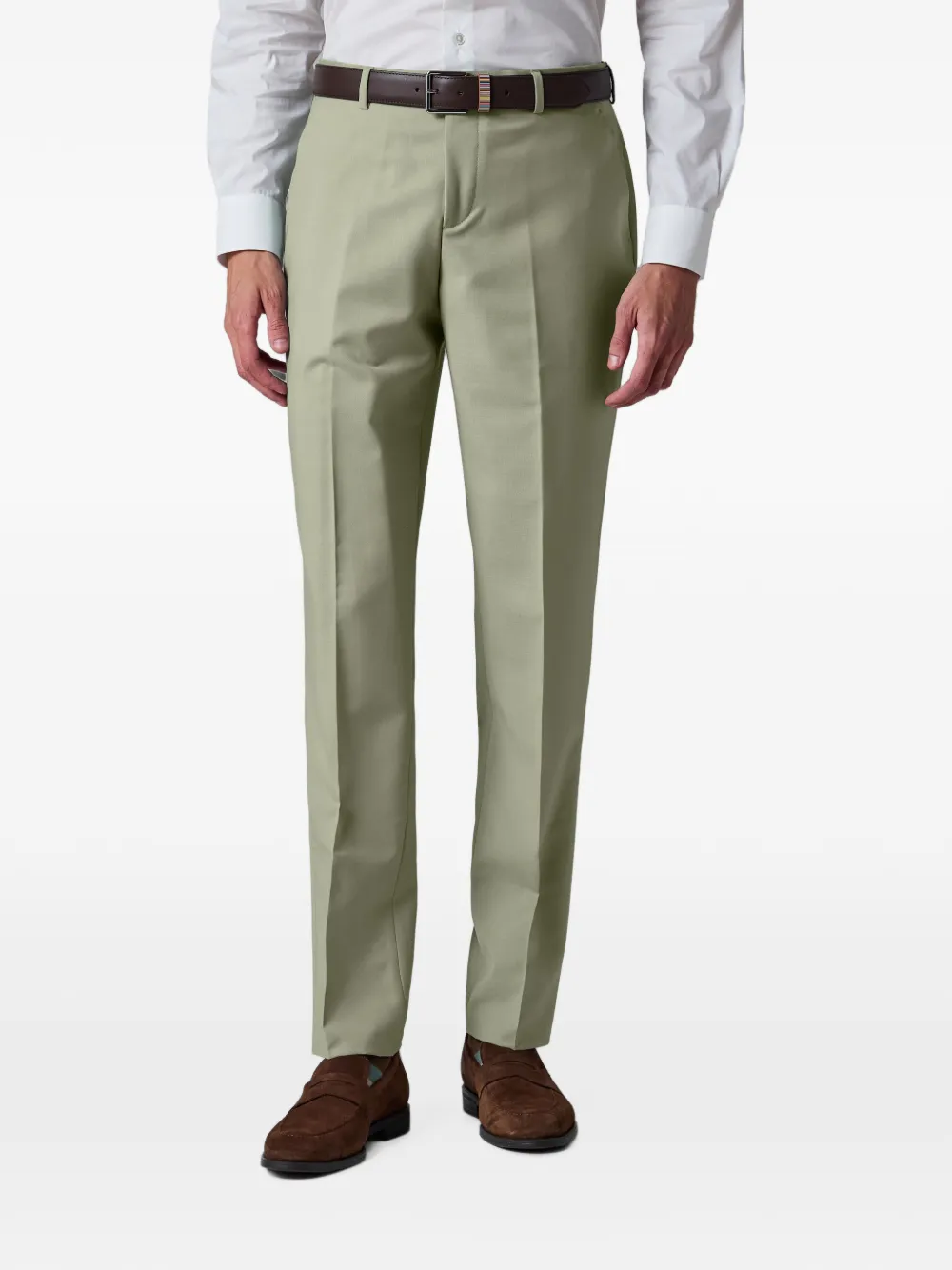 Paul Smith Mohair wollen broek Groen