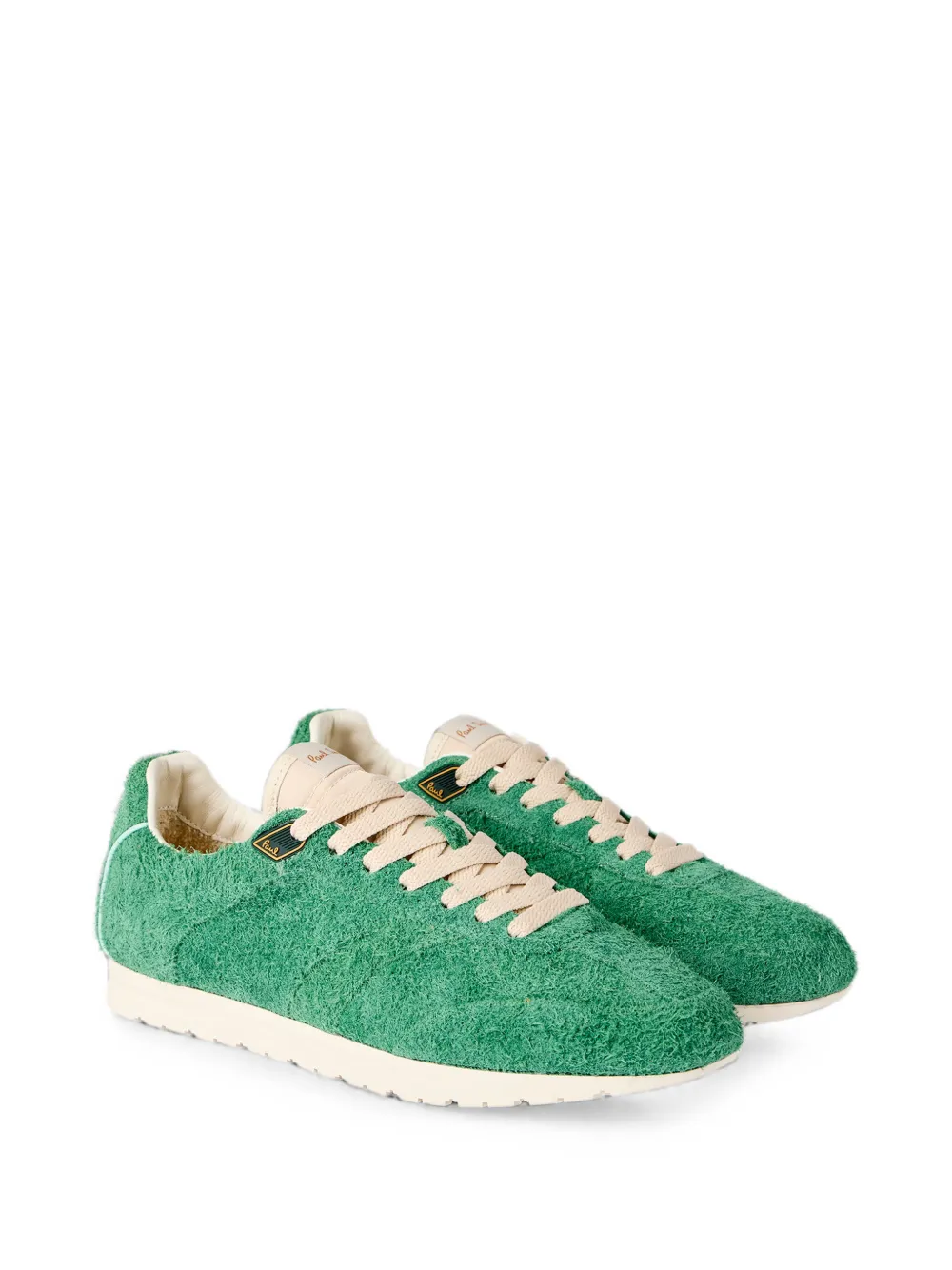 PS Paul Smith shaggy suede sneakers Groen
