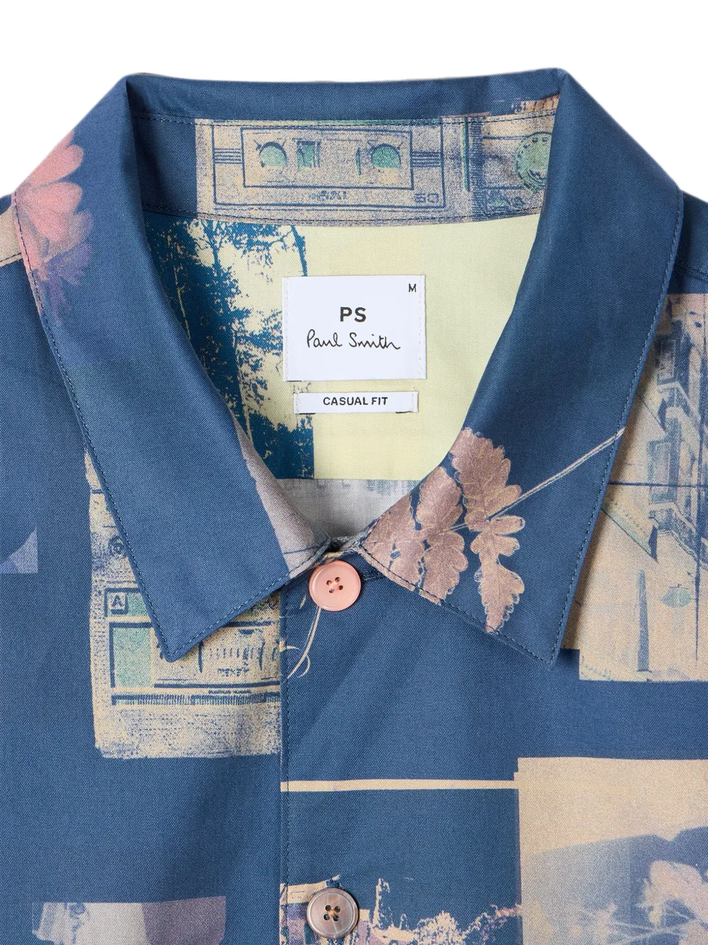 PS Paul Smith Overhemd met print Blauw