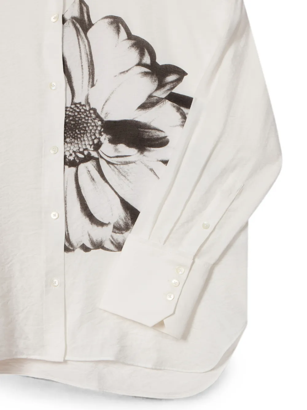 Paul Smith Daisy blouse met print Wit
