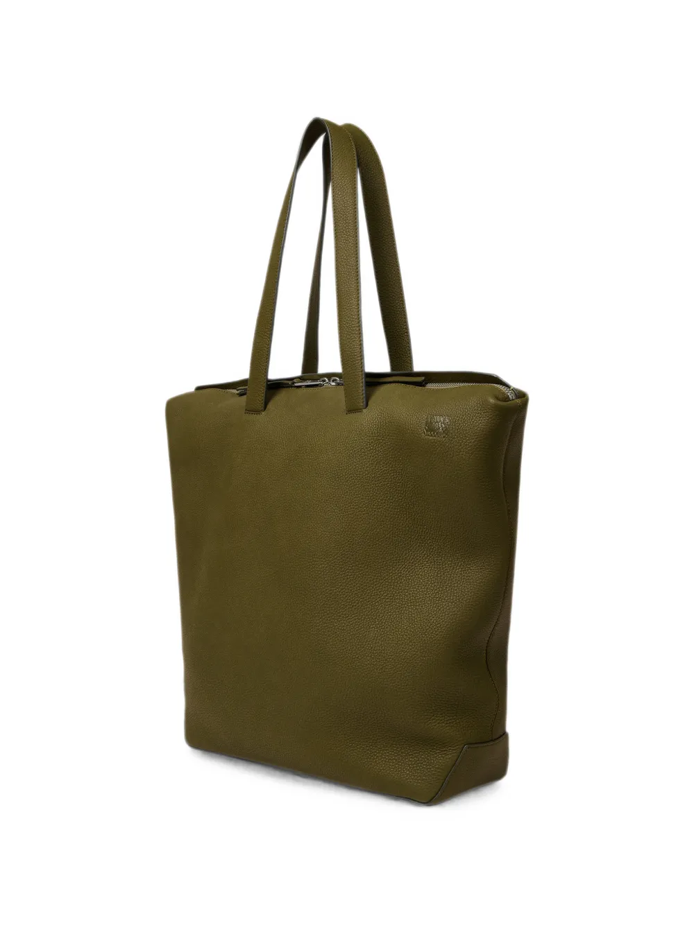 Paul Smith Kaki leren shopper Groen