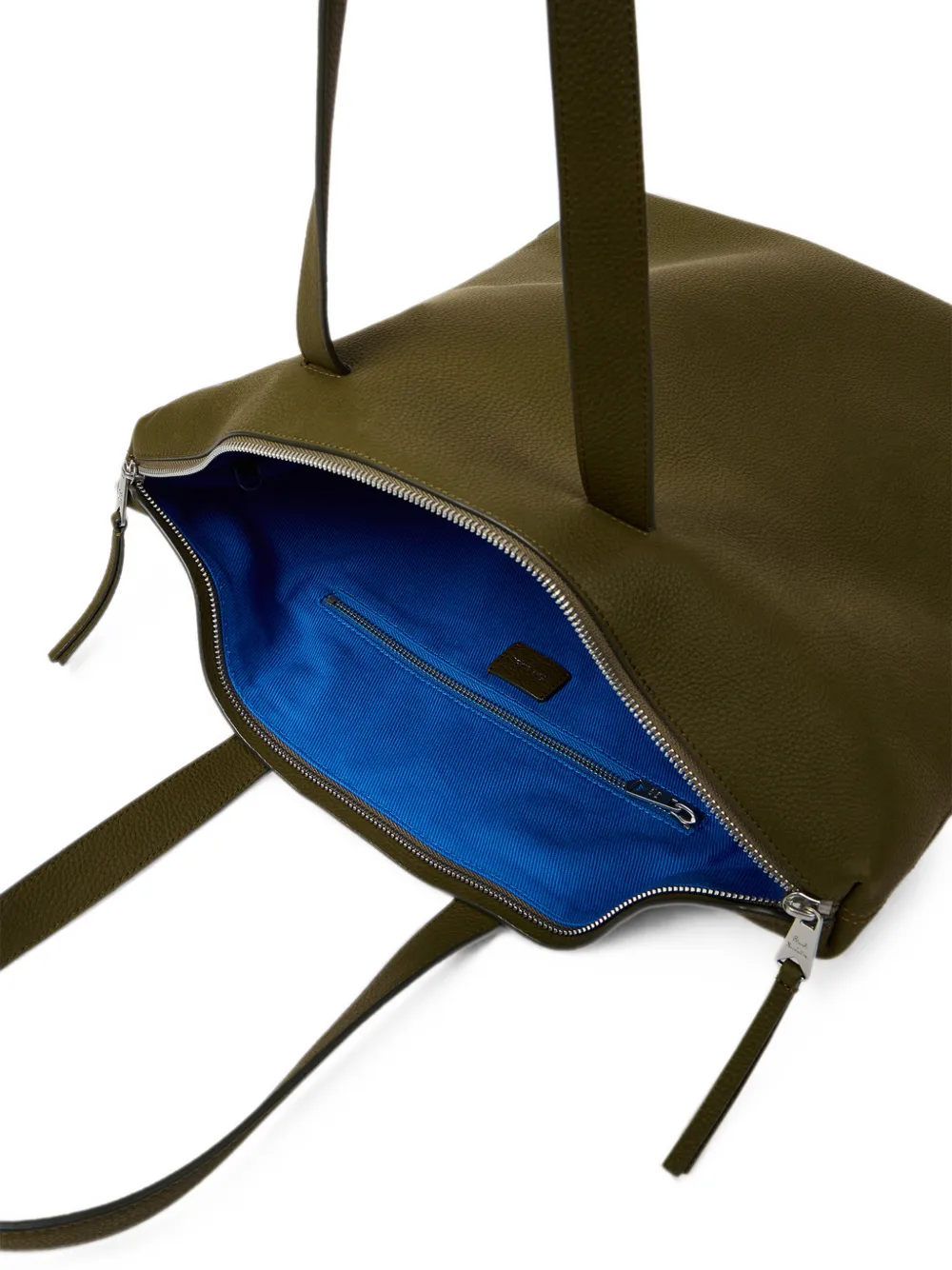 Paul Smith Kaki leren shopper Groen