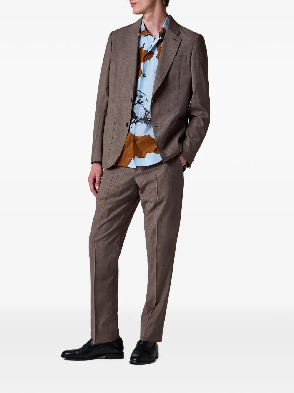 Paul Smith Geruite pantalon Bruin