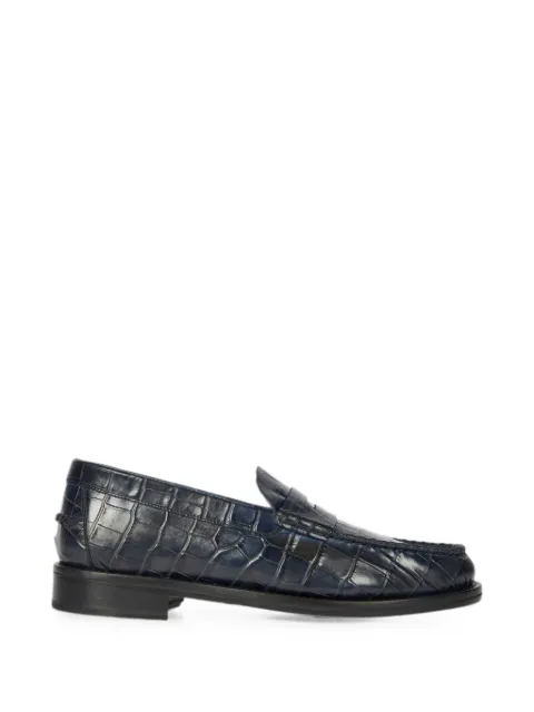 Paul Smith Navy Rialto 仿鳄鱼纹乐福鞋