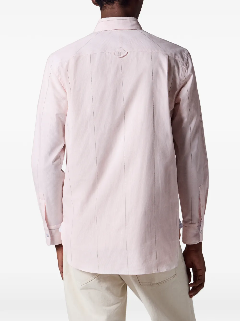 Paul Smith Regular-fit katoenen overhemd met roze streep