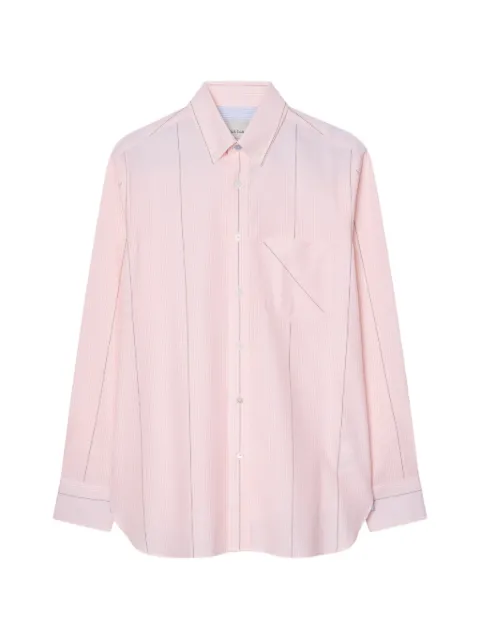 Paul Smith regular-fit pink stripe cotton shirt 