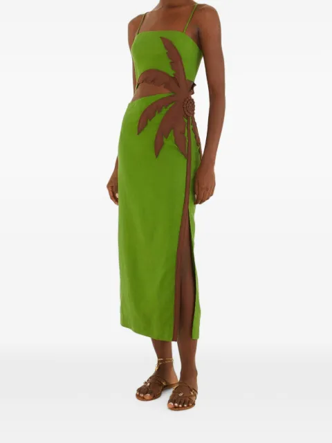 FARM Rio Midikleid mit Cut-Out