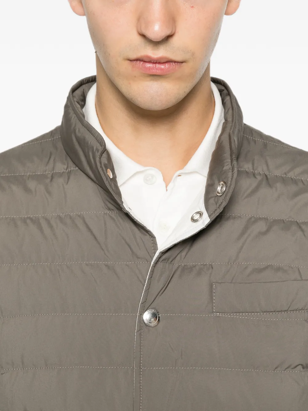 Brunello Cucinelli Bodywarmer Grijs